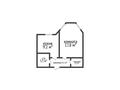 1-бөлмелі пәтер · 36.7 м² · 1/9 қабат, Юбилейный 6, бағасы: 17.5 млн ₸ в Костанае — фото 6