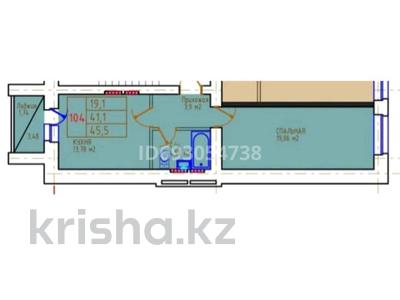 1-комнатная квартира, 45.5 м², 7/9 этаж, Молдашева 20/1 — Омеги за 12 млн 〒 в Уральске