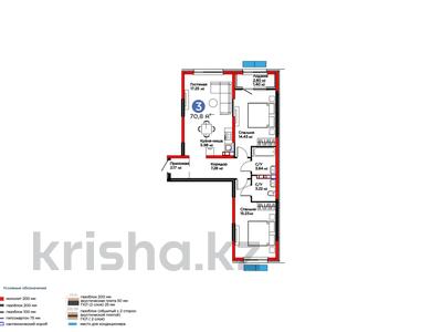 3-комнатная квартира · 71 м² · 3/6 этаж, Тараз 8/1 за 45.5 млн ₸ в Алматы