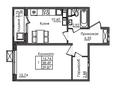 1-комнатная квартира, 39.87 м², Е117 за ~ 14.4 млн 〒 в Астане, Есильский р-н — фото 2