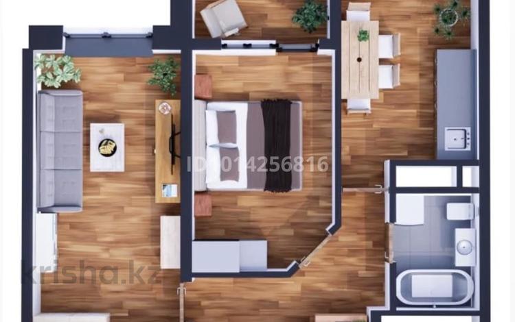 2-комнатная квартира · 50 м² · 4/9 этаж, Боткина 1/1 за 40 млн ₸ в Алматы, Жетысуский р-н — фото 2