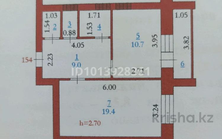 1-комнатная квартира · 45.8 м² · 8/9 этаж, Нур Актобе, 2мкр — Возле школы им. Д.Кунаева за 12 млн ₸ — фото 2