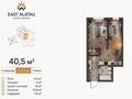 2-бөлмелі пәтер · 40.5 м² · 3/6 қабат, Алатауская трасса 1, бағасы: 17.9 млн ₸ в Алматы — фото 2