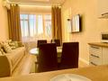 2-комнатная квартира · 60 м² · 21/21 этаж, Достык 8 — Великолепный вид на город с высоты 21 этажа! Идеально чисто! Центр! Керуен,Байтерек,Казмедиа Казмунайгаз, Дом Министерства Обороны, МИД, КТЖ, Водно-Зеленый Бульвар за 25 000 ₸ в Астане, Есильский р-н — фото 14