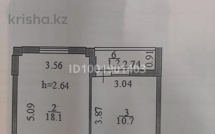 2-комнатная квартира · 41.6 м² · 11/12 этаж, Кабанбай батыра 42 за 24 млн ₸ в Астане, Есильский р-н — фото 2