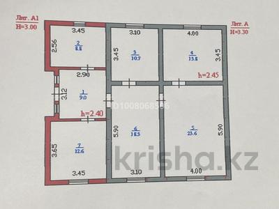Отдельный дом · 4 комнаты · 120 м² · 12 сот., Молдабек 117 за 21 млн 〒 в Каргалы (п. Фабричный)