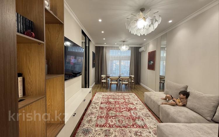 3-бөлмелі пәтер · 98 м² · 15/20 қабат, Турар Рыскулова 1/1, бағасы: 134 млн ₸ в Астане, Есильский р-н — фото 2
