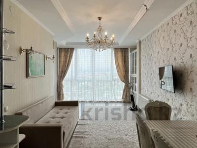 2-комнатная квартира · 61.5 м² · 16/18 этаж, Брусиловского за 42.5 млн ₸ в Алматы, Алмалинский р-н