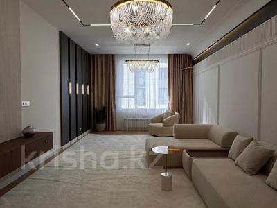 4-комнатная квартира · 137 м² · 10/16 этаж, Аскар Токпанов 8 — Панорамный вид на город и парк. за 143 млн 〒 в Астане, Алматы р-н