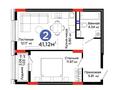 2-комнатная квартира · 40 м² · 4/9 этаж, Туран 55/16 за 34.5 млн ₸ в Астане, Нура р-н — фото 7