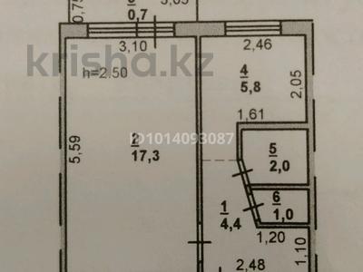1-бөлмелі пәтер · 31.2 м² · 3/5 қабат, Камзина 5, бағасы: 5.8 млн ₸ в Аксу
