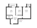 2-бөлмелі пәтер · 78.6 м² · 5/5 қабат, мкр. Алтын орда, Мкр. Батыс 2 42, бағасы: 26.5 млн ₸ в Актобе — фото 15
