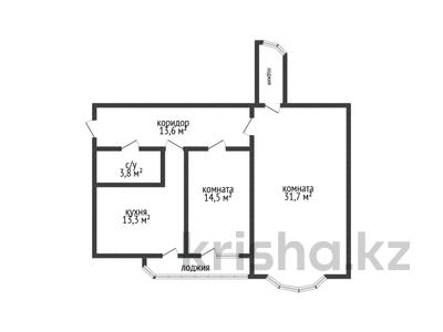 2-комнатная квартира · 80 м² · 7/9 этаж, мкр. Алтын орда, Алии Молдагуловой за 24.5 млн ₸ в Актобе
