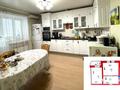 2-бөлмелі пәтер · 90.1 м² · 5/10 қабат, Аманжолова 32/1, бағасы: 46 млн ₸ в Астане, Алматы р-н — фото 12