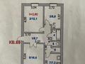 3-бөлмелі пәтер · 60 м² · 2/5 қабат, Боровской м-н 60, бағасы: 17 млн ₸ в Кокшетау — фото 16