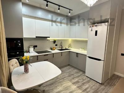 2-комнатная квартира · 50 м² · 2/15 этаж, мкр Коктем-3, Сатпаева за 75 млн 〒 в Алматы, Бостандыкский р-н
