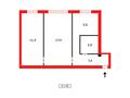 2-комнатная квартира · 46 м² · 1/5 этаж, пр. Республики за 6.5 млн ₸ в Темиртау — фото 10