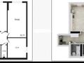 3-бөлмелі пәтер · 70 м² · 1/12 қабат, мкр Акбулак, Момышулы 100, бағасы: 38 млн ₸ в Алматы, Алатауский р-н