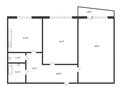 2-комнатная квартира · 54 м² · 5/10 этаж, Сагадата Нурмагамбетова 104 за 22 млн ₸ в Павлодаре — фото 10
