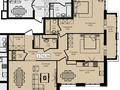 3-бөлмелі пәтер · 110.36 м² · 6/12 қабат, Анет Баба 4 — Green quarter, Green mall, Quantum, GreenLine, бағасы: 69.5 млн ₸ в Астане, Нура р-н — фото 3