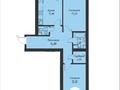 2-бөлмелі пәтер · 70 м² · 5/5 қабат, мкр Уркер 128, бағасы: 27.5 млн ₸ в Астане, Нура р-н