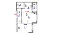 2-бөлмелі пәтер · 55 м² · 6/9 қабат, Ахмет Байтурсынулы 10/3, бағасы: 34.5 млн ₸ в Астане, Сарайшык р-н