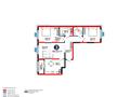 3-комнатная квартира · 87 м², ул. Ш. Калдаякова за 41 млн ₸ в Шымкенте, Туран р-н