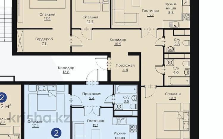 4-комнатная квартира · 110.8 м² · 2/9 этаж, ул. Айнаколь 64 — Документы и ключи на руках!! за 48.2 млн ₸ в Астане, Алматы р-н — фото 2