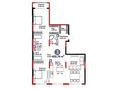3-комнатная квартира · 125.74 м², мкр Рахат, мкр. Рахат, ул. Култобе 1/2 за ~ 177.9 млн ₸ в Алматы, Наурызбайский р-н — фото 2