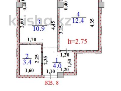 1-комнатная квартира, 31 м², 2/3 этаж, мкр Теректы — Теректи за 14 млн 〒 в Алматы, Алатауский р-н