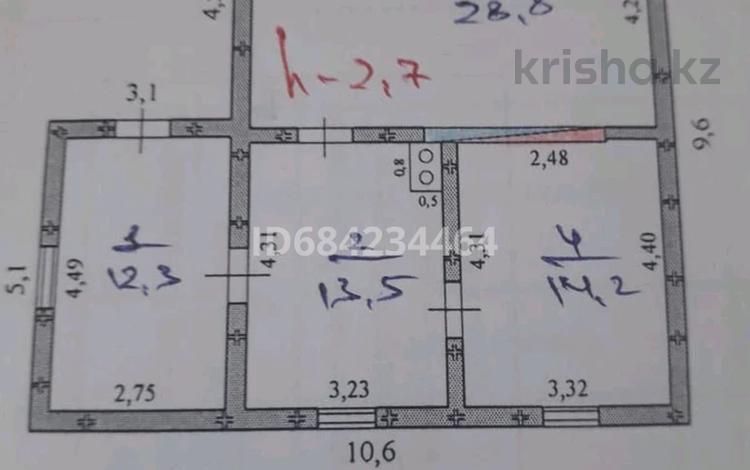 Отдельный дом · 4 комнаты · 69 м² · 49 сот., Әль фараби Талаптан 35 — Талап за 10 млн ₸ в  — фото 2