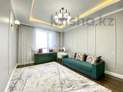 3-комнатная квартира, 105 м², 9/14 этаж, Кабанбай Батыра 56а за 83 млн 〒 в Астане, Есильский р-н