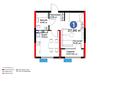 1-бөлмелі пәтер · 37.96 м² · 5/12 қабат, Туркия 3/1 — Туркия улица, бағасы: 22 млн ₸ в Шымкенте, Абайский р-н