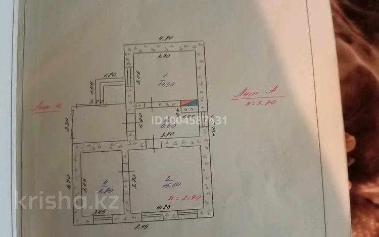 Отдельный дом · 3 комнаты · 63 м² · 6 сот., Тюленина 11 — Койгельды пересечения дулати за 32 млн ₸ в Таразе — фото 3