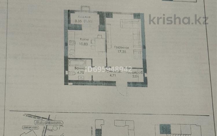 1-бөлмелі пәтер, 41.41 м², 4/9 қабат, Е 496 9, бағасы: ~ 20.1 млн 〒 в Астане, Есильский р-н — фото 2