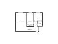 2-бөлмелі пәтер · 40.4 м² · 1/4 қабат, Космонавтов 7, бағасы: 8.5 млн ₸ в Рудном — фото 14