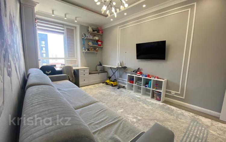 3-комнатная квартира · 75 м² · 7/9 этаж, Шоссе Коргалжын 15/1 за 46.7 млн ₸ в Астане, Нура р-н — фото 2