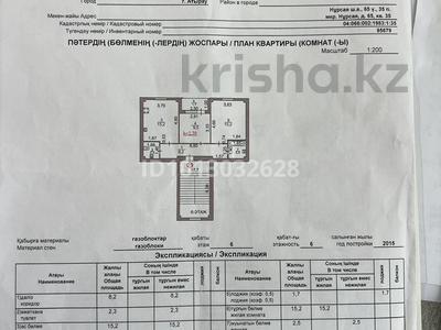 2-комнатная квартира · 54 м² · 6/6 этаж, мкр Нурсая 65 за 20 млн ₸ в Атырау