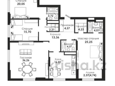 4-комнатная квартира · 158 м² · 7/20 этаж, Сарайшык 34а — ШИКАРНАЯ КВАРТИРА С ВИДОМ НА ЛЕВОБЕРЕЖЬЕ!!! за 178 млн 〒 в Астане, Есильский р-н