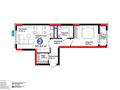 2-комнатная квартира · 50.32 м² · 12/13 этаж, Турар Рыскулов 18/1 за ~ 34 млн ₸ в Астане, Есильский р-н