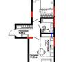 2-комнатная квартира · 49.66 м² · 2/9 этаж, мкр Нурсая, Абулхаир Хан 69/5 за 41 млн 〒 в Атырау — фото 8