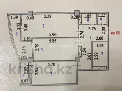 2-комнатная квартира · 84 м² · 13/18 этаж, Туркестан 2 — Abu-Dhabi Plaza, Линейный Парк за 55 млн ₸ в Астане, Есильский р-н