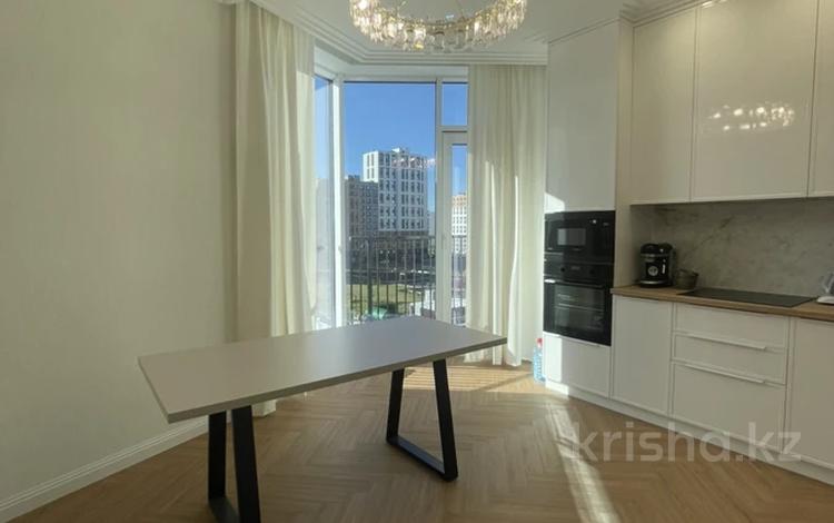 3-комнатная квартира · 107 м² · 5/9 этаж, Турар Рыскулов 18 за 800 000 ₸ в Астане, Есильский р-н — фото 2