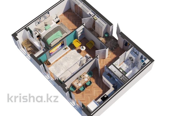 2-бөлмелі пәтер · 58.9 м² · 2/10 қабат, Есенберлина 58/1, бағасы: ~ 25.7 млн ₸ в Усть-Каменогорске — фото 2