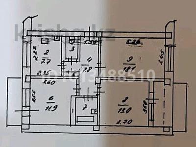3-бөлмелі пәтер · 64.2 м² · 4/5 қабат, мкр Жулдыз-1 11, бағасы: 40 млн ₸ в Алматы, Турксибский р-н