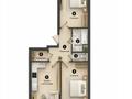 3-комнатная квартира · 72.6 м² · 5/7 этаж, Естай — Возле ТЦ Aport East за 29.8 млн ₸ в Алматинской обл., Талгарский р-н — фото 3