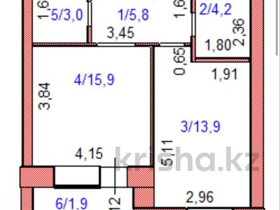 1-комнатная квартира · 44.7 м² · 5/9 этаж, Байтурсынова 70/1 за 17.4 млн ₸ в Кокшетау