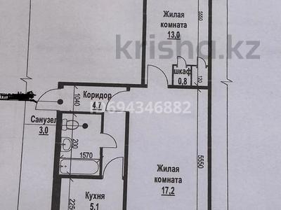 2-комнатная квартира, 45 м², 4/5 этаж, 6 мкрн 1 — кафе фортуна за 8.6 млн 〒 в Темиртау