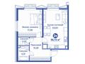 2-комнатная квартира · 58.72 м², Азимова 46А за ~ 32.5 млн ₸ в Ташкенте — фото 3