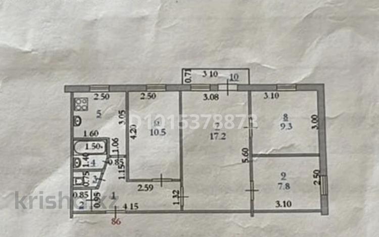 4-комнатная квартира · 61.5 м² · 4/5 этаж, мкр 5 140 за 18 млн ₸ в Актобе — фото 2